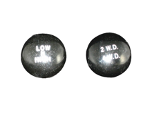 Picture of Jeep Dana 18 Transfer Case Gear Shift Knobs, 1 Pair